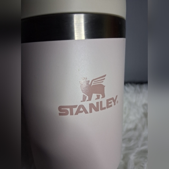 Stanley 30 oz Stainless Steel Ice Flow 2.0 Flip Straw Tumbler Rose Quartz - Picture 3 of 5